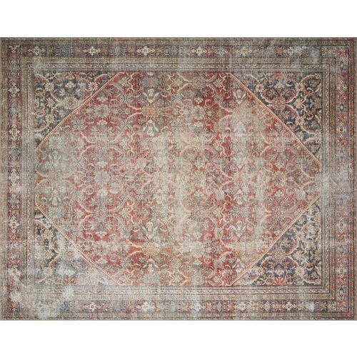 Georgie Rug, Red/Navy 1 Georgie Rug, Red/Navy