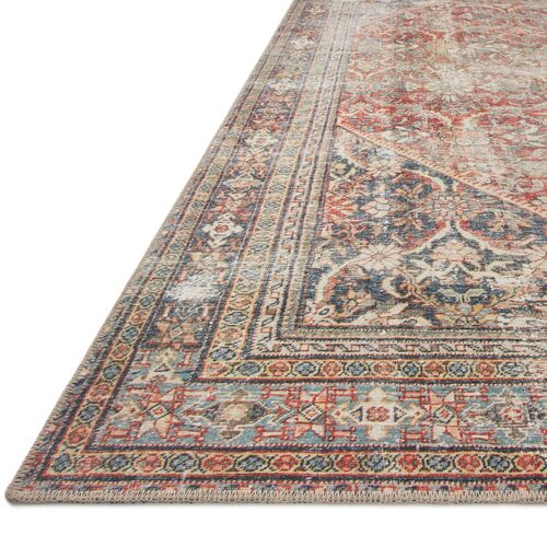Georgie Rug, Red/Navy 2 Georgie Rug, Red/Navy