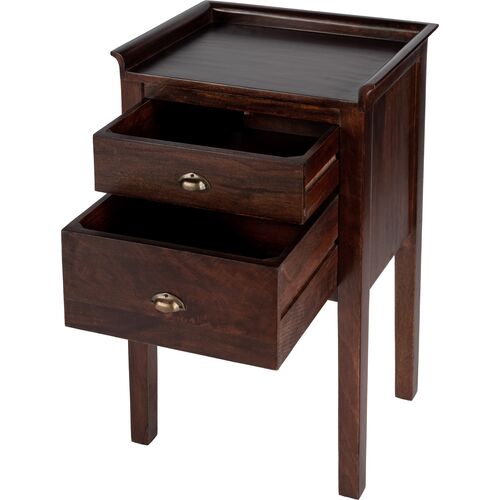 Ree Nightstand, Coffee 2 Ree Nightstand, Coffee