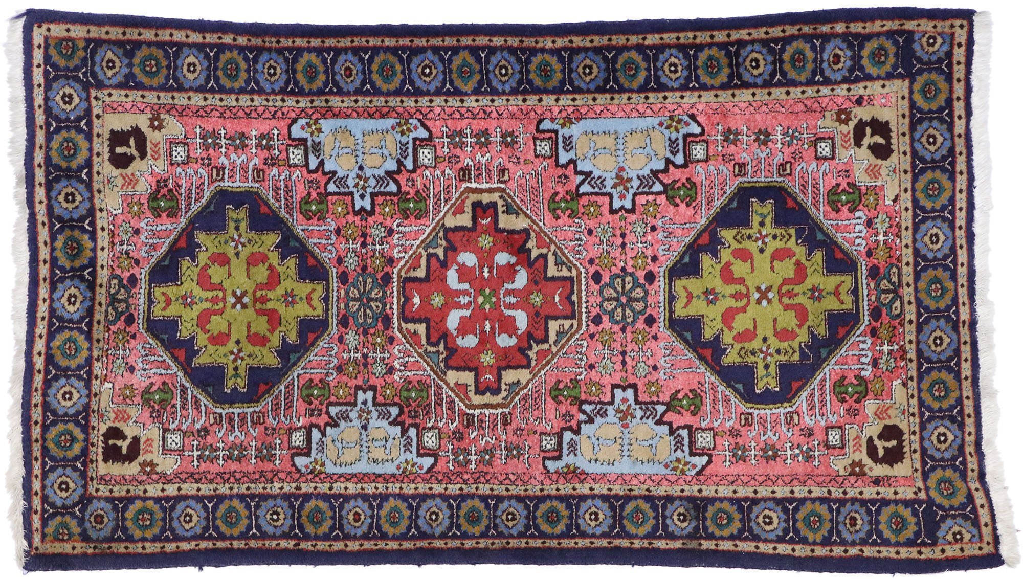 Vintage Persian Ardabil Rug, 2'8" x 4'8" 1 Vintage Persian Ardabil Rug, 2'8" x 4'8"