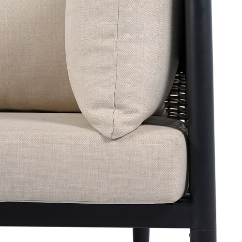 Cyprian 2 Pc Outdoor Rattan Woven Rope Corner Lounge Set 5 Cyprian 2 Pc Outdoor Rattan Woven Rope Corner Lounge Set