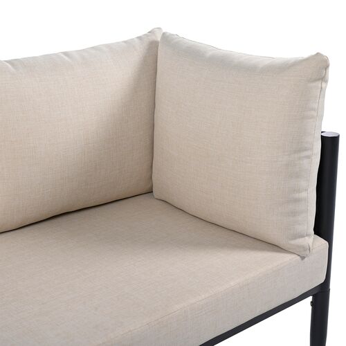 Cyprian 2 Pc Outdoor Rattan Woven Rope Corner Lounge Set 6 Cyprian 2 Pc Outdoor Rattan Woven Rope Corner Lounge Set