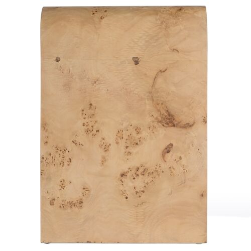 Logan 2-Drawer Nightstand, Light Burl 6 Logan 2-Drawer Nightstand, Light Burl