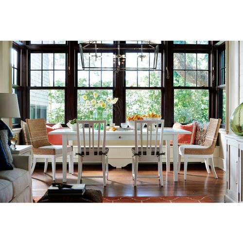 Coastal Living S/2 Delray Side Chairs, Natural/White 3 Coastal Living S/2 Delray Side Chairs, Natural/White