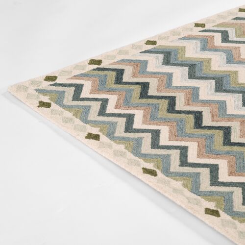 Abbot Zig Zag Hand Tufted Wool Rug 3 Abbot Zig Zag Hand Tufted Wool Rug
