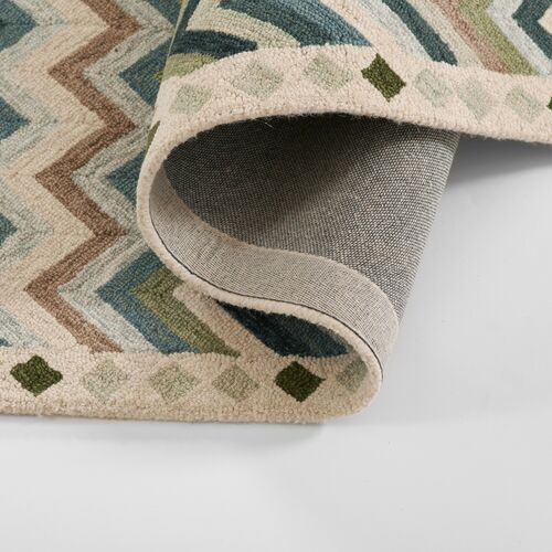 Abbot Zig Zag Hand Tufted Wool Rug 4 Abbot Zig Zag Hand Tufted Wool Rug