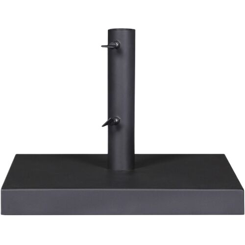 Vera Outdoor Umbrella Stand, Black Stainless Steel 5 Vera Outdoor Umbrella Stand, Black Stainless Steel