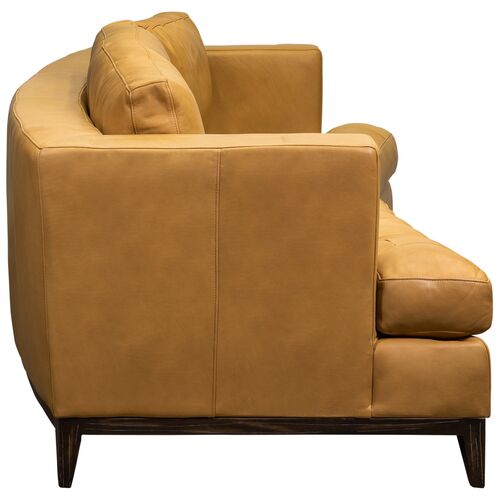 Yale Curved Leather Sofa 3 Yale Curved Leather Sofa