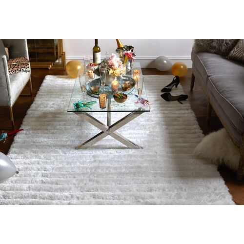 Gene Shag Rug, Pearl 2 Gene Shag Rug, Pearl