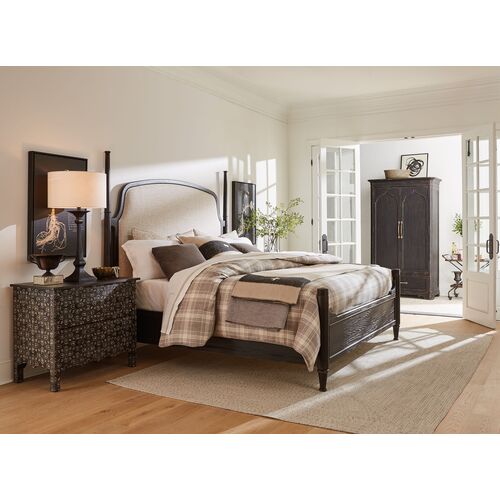 Americana 2-Drawer Patterned Nightstand 4 Americana 2-Drawer Patterned Nightstand