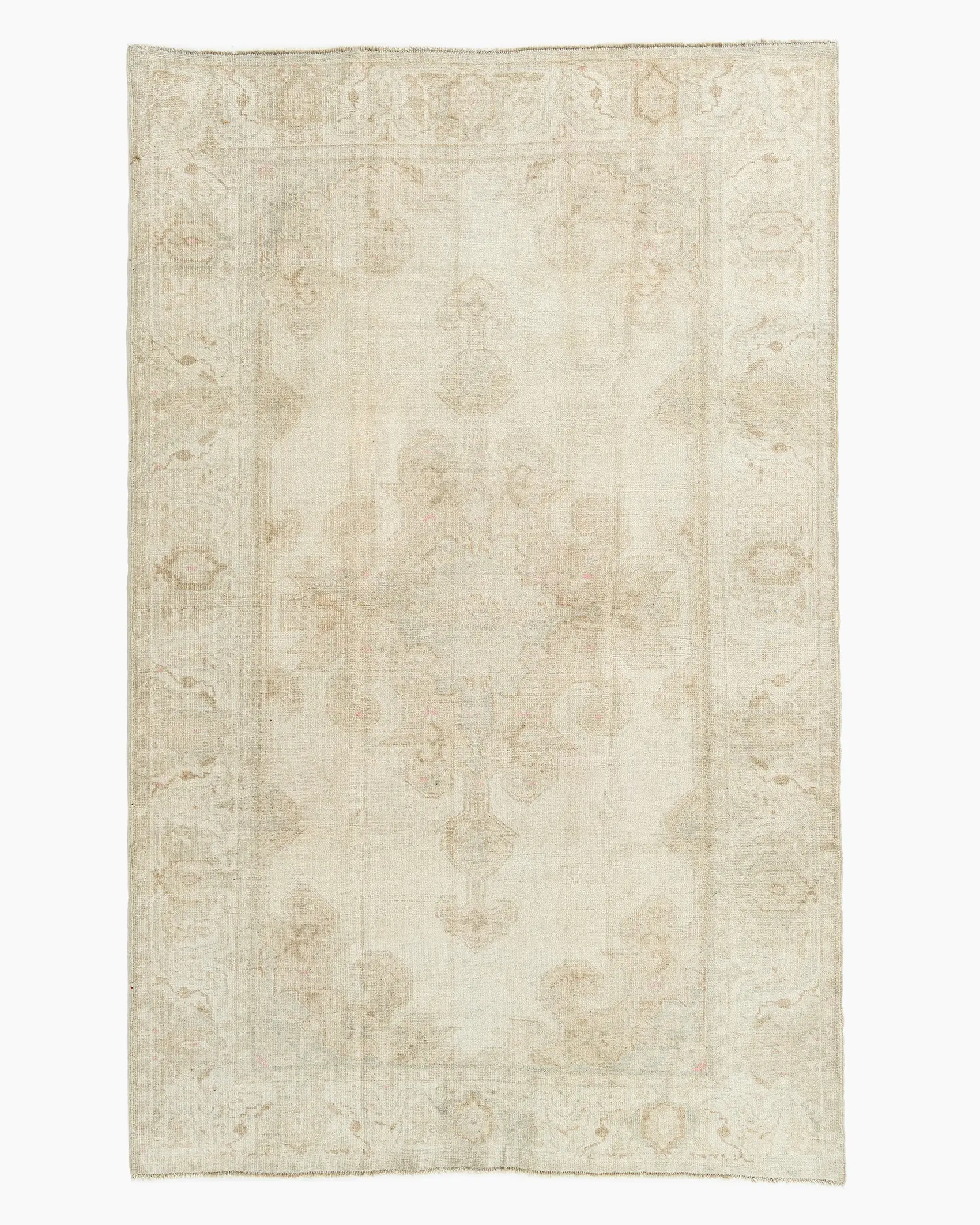 Turkish Oushak Area Rug 4'7 X 7' 1 Turkish Oushak Area Rug 4'7 X 7'