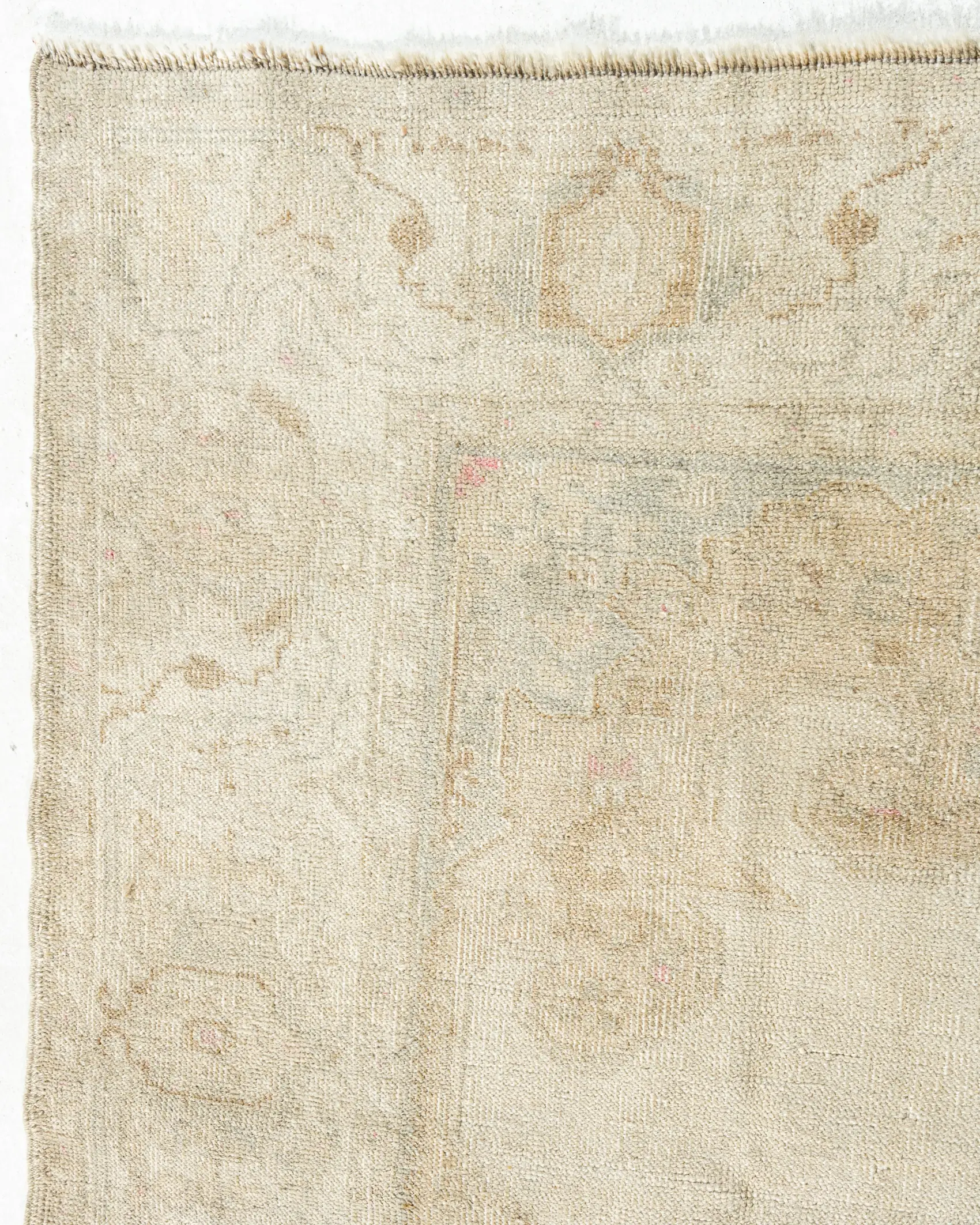 Turkish Oushak Area Rug 4'7 X 7' 6 Turkish Oushak Area Rug 4'7 X 7'