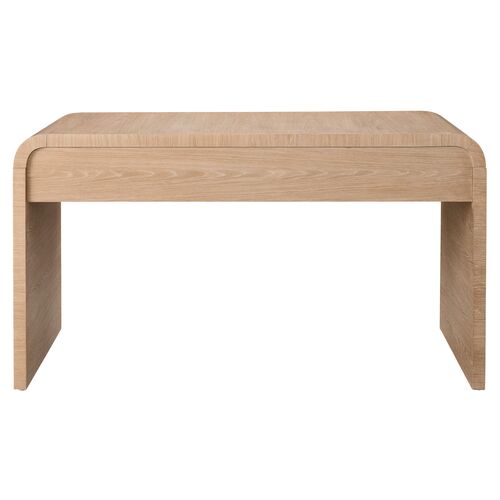 Avani Waterfall Desk, Natural/White 3 Avani Waterfall Desk, Natural/White