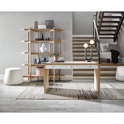 Avani Waterfall Desk, Natural/White 5 Avani Waterfall Desk, Natural/White