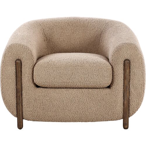 Renee Accent Chair, Sheepskin Camel 3 Renee Accent Chair, Sheepskin Camel