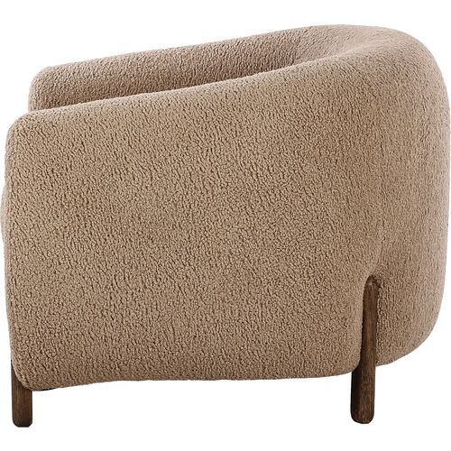 Renee Accent Chair, Sheepskin Camel 4 Renee Accent Chair, Sheepskin Camel
