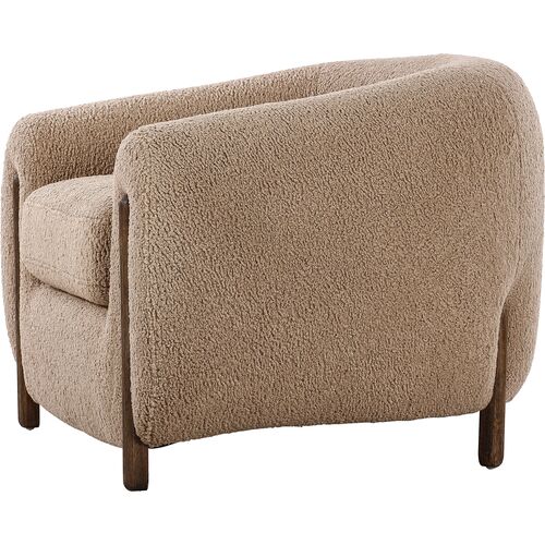 Renee Accent Chair, Sheepskin Camel 6 Renee Accent Chair, Sheepskin Camel