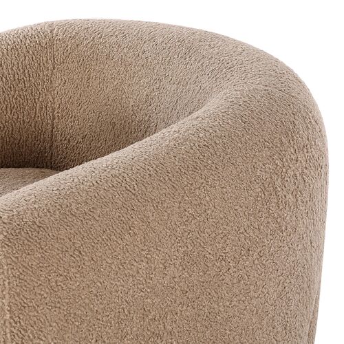 Renee Accent Chair, Sheepskin Camel 8 Renee Accent Chair, Sheepskin Camel