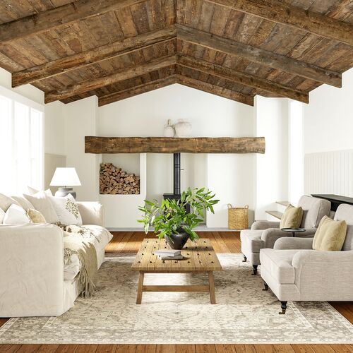 Spindle Rug, Khaki 2 Spindle Rug, Khaki