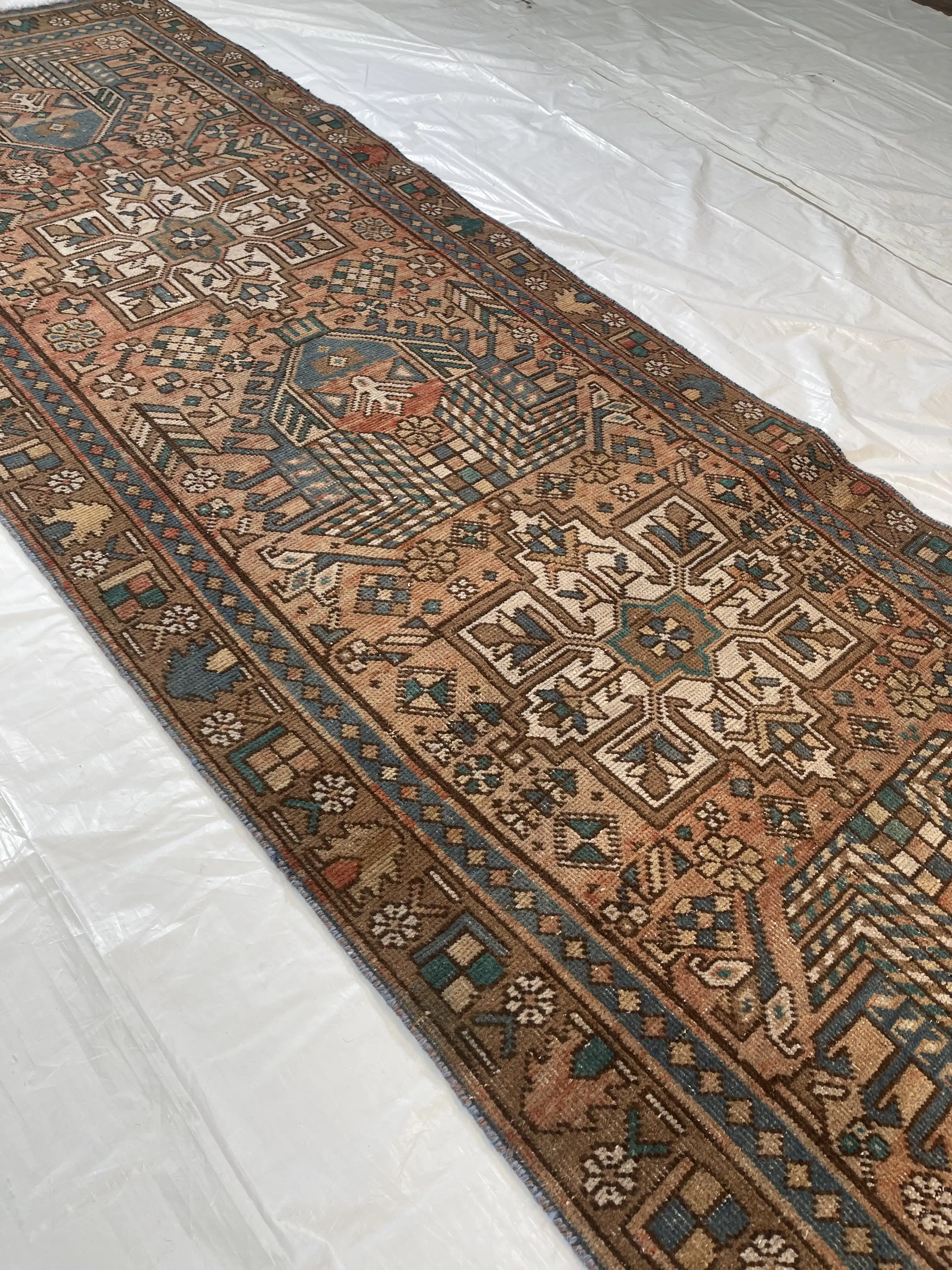 3'2' x 12'4" Vintage Persian Rug 2 3'2' x 12'4" Vintage Persian Rug