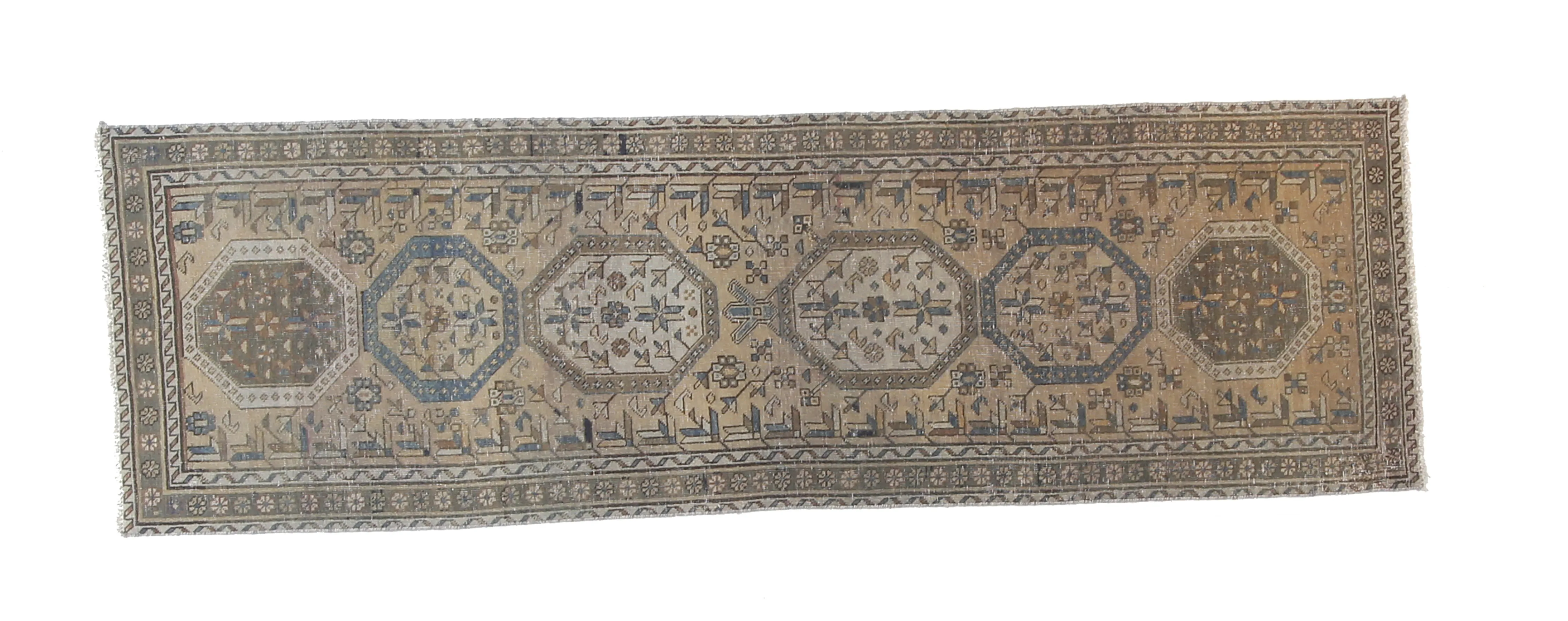 3" x 10" Vintage Persian Rug 1 3" x 10" Vintage Persian Rug
