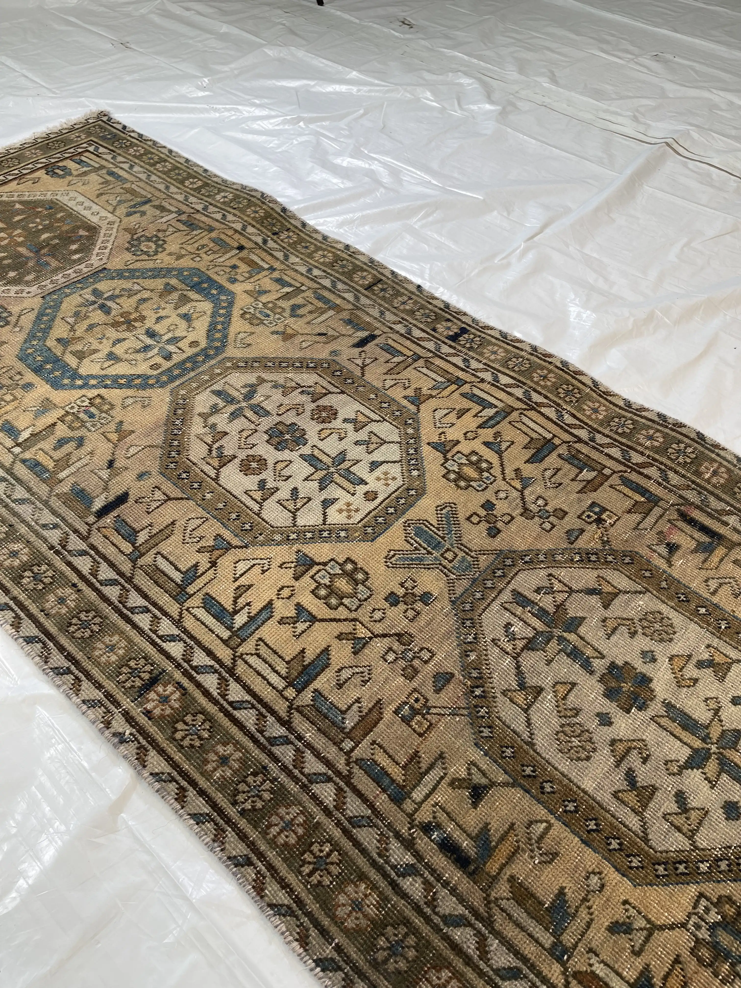 3" x 10" Vintage Persian Rug 2 3" x 10" Vintage Persian Rug