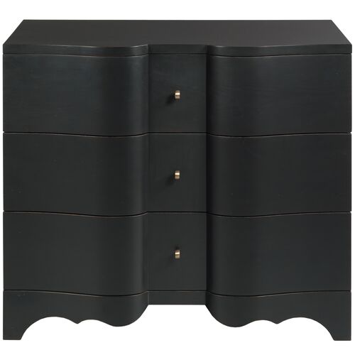 Cumberbund Bedroom Chest, Black 2 Cumberbund Bedroom Chest, Black
