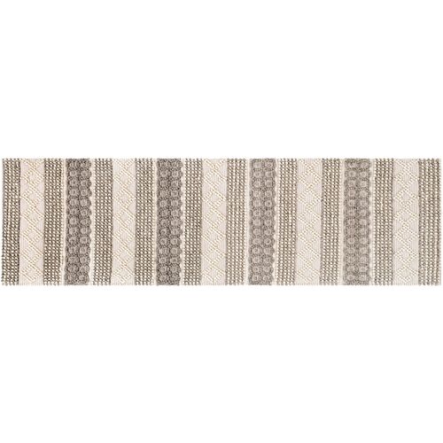 Selina Handwoven Rug, Cream/Charcoal 8 Selina Handwoven Rug, Cream/Charcoal