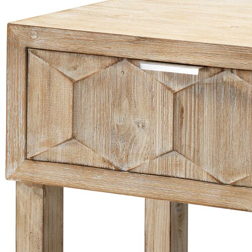 Juniper Two-Drawer Console Table, Gray Washed 4 Juniper Two-Drawer Console Table, Gray Washed