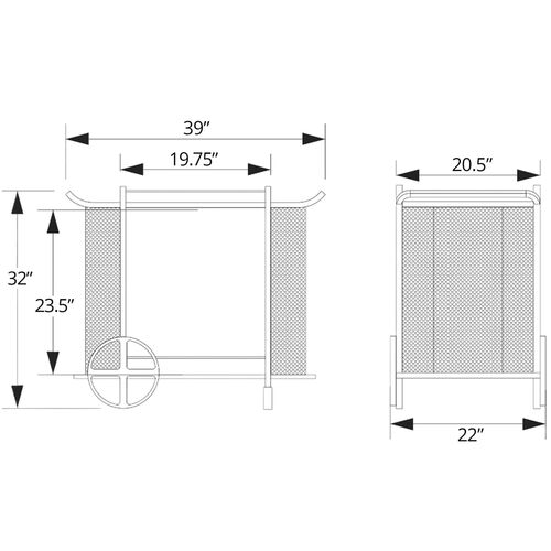 Felipe Cane Bar Cart 14 Felipe Cane Bar Cart