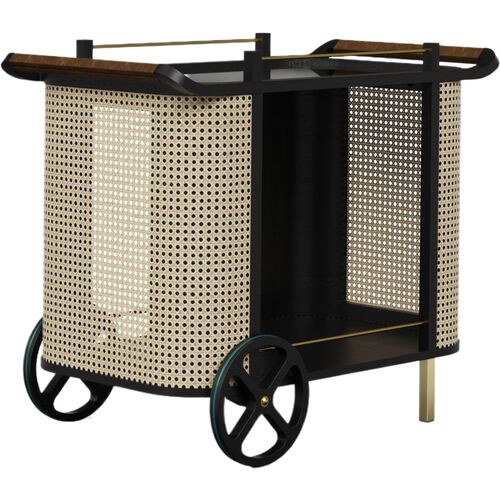 Felipe Cane Bar Cart 4 Felipe Cane Bar Cart