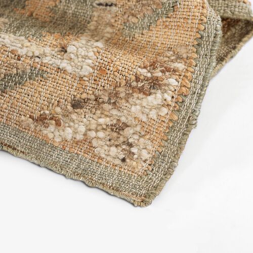 Taz Hand Woven Wool Rug, Blue 3 Taz Hand Woven Wool Rug, Blue