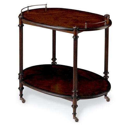 Rachel 2-Tier Bar Cart