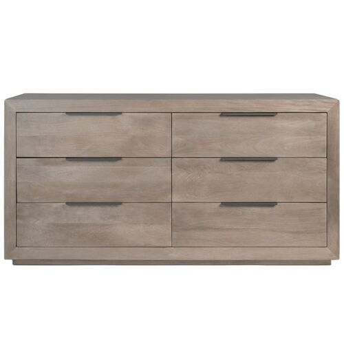 Abigail Six Drawer Dresser, Misted Ash 1 Abigail Six Drawer Dresser, Misted Ash
