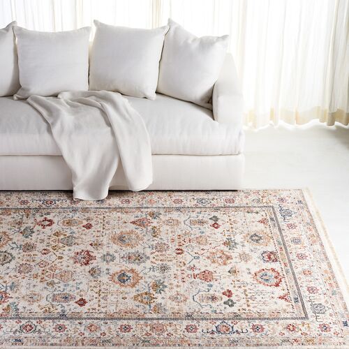 Lauren Ralph Lauren, Fairhaven Rug, Ivory/Blue Rust 2 Lauren Ralph Lauren, Fairhaven Rug, Ivory/Blue Rust
