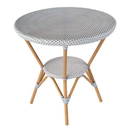 Kye Outdoor Round Rattan Bistro Table 4 Kye Outdoor Round Rattan Bistro Table