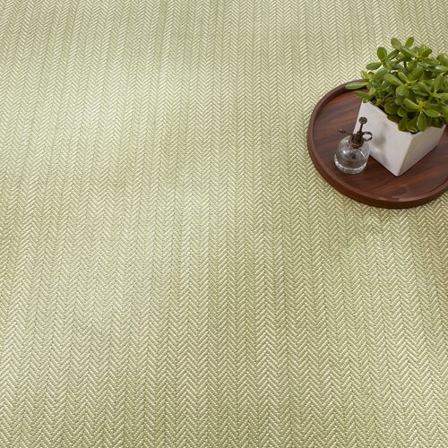 Herringbone Handwoven Cotton Rug, Sage 5 Herringbone Handwoven Cotton Rug, Sage