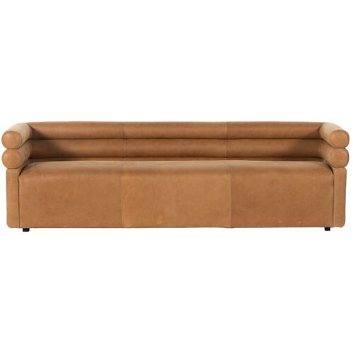 Ollie Leather Sofa, Cognac 3 Ollie Leather Sofa, Cognac