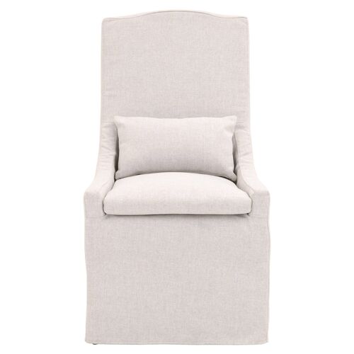 Laurel Outdoor Upholstered Dining Chair, Blanca Sunbrella 2 Laurel Outdoor Upholstered Dining Chair, Blanca Sunbrella