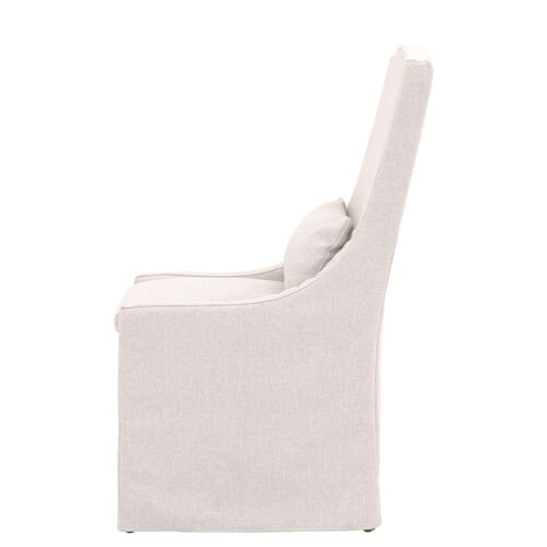 Laurel Outdoor Upholstered Dining Chair, Blanca Sunbrella 3 Laurel Outdoor Upholstered Dining Chair, Blanca Sunbrella