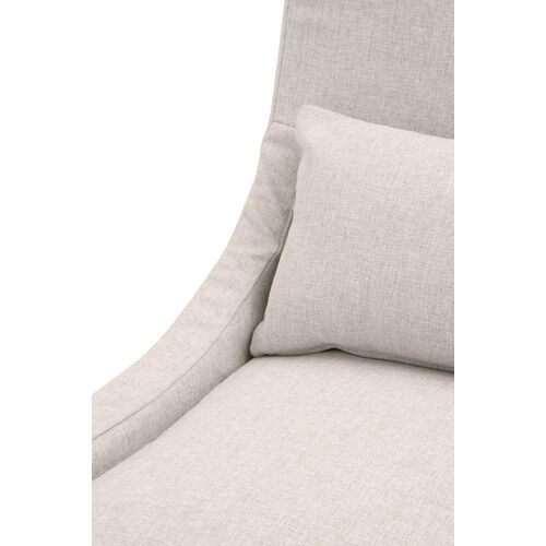 Laurel Outdoor Upholstered Dining Chair, Blanca Sunbrella 6 Laurel Outdoor Upholstered Dining Chair, Blanca Sunbrella