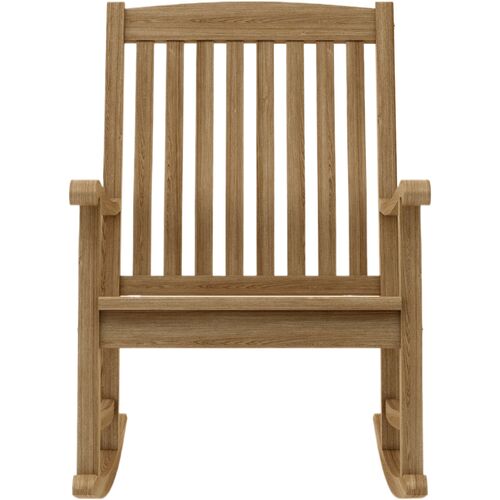 Valterra Outdoor Teak Rocking Chair, Natural 2 Valterra Outdoor Teak Rocking Chair, Natural