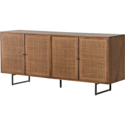 Tessa Cane Sideboard, Brown Wash 1 Tessa Cane Sideboard, Brown Wash