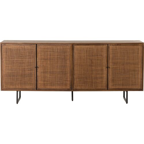Tessa Cane Sideboard, Brown Wash 3 Tessa Cane Sideboard, Brown Wash