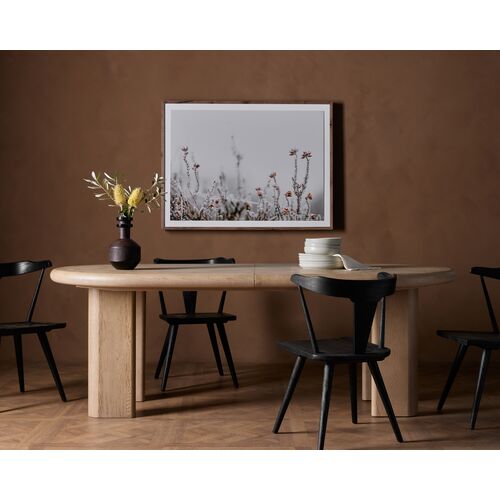 Joslin Oval Extension Dining Table, Light Oak 2 Joslin Oval Extension Dining Table, Light Oak