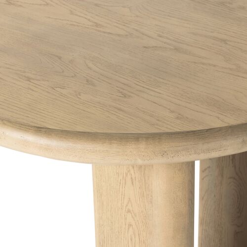 Joslin Oval Extension Dining Table, Light Oak 6 Joslin Oval Extension Dining Table, Light Oak