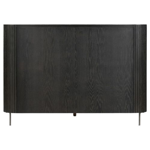 Fresno Fluted Bed, Distressed Black 6 Fresno Fluted Bed, Distressed Black