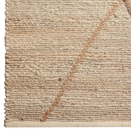 Laura Jute Rug, Ivory/Natural 7 Laura Jute Rug, Ivory/Natural