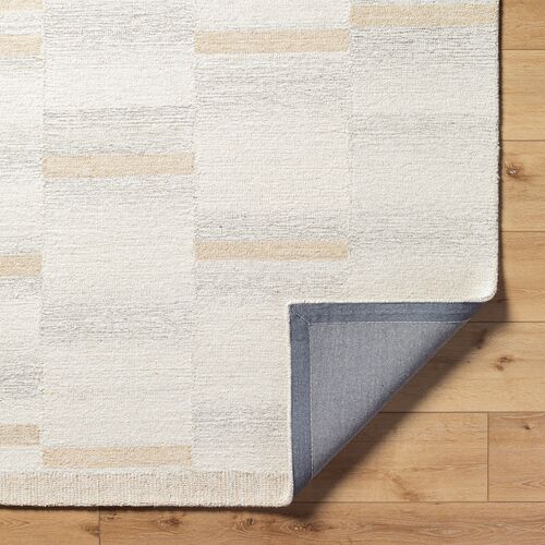 Max Handmade Rug, Ivory 2 Max Handmade Rug, Ivory
