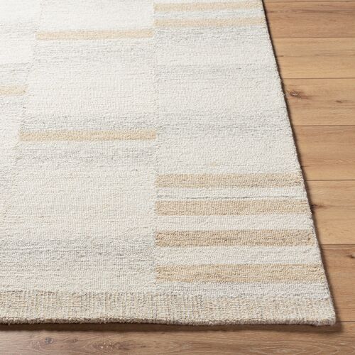 Max Handmade Rug, Ivory 3 Max Handmade Rug, Ivory